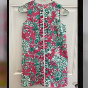 Lilly Pulitzer Originals Glam Pink Shift Dress 12